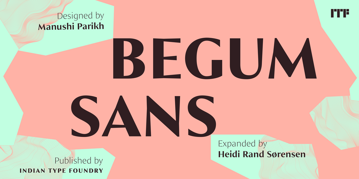 Шрифт Begum Sans